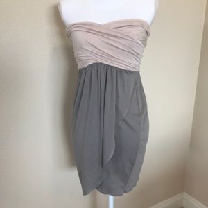 Aqua Strapless Dress NWT